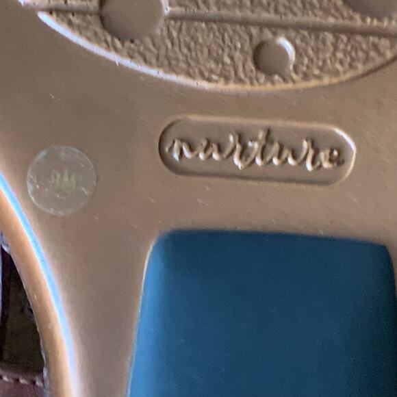 Nurture Sandals Brown Women's Size 8M Open Toe Sling Back - Picture 7 of 11